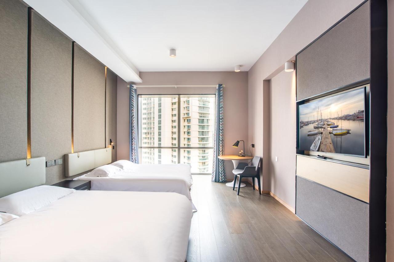 Qingdao Jinshan We+ Holiday Apartment Dış mekan fotoğraf