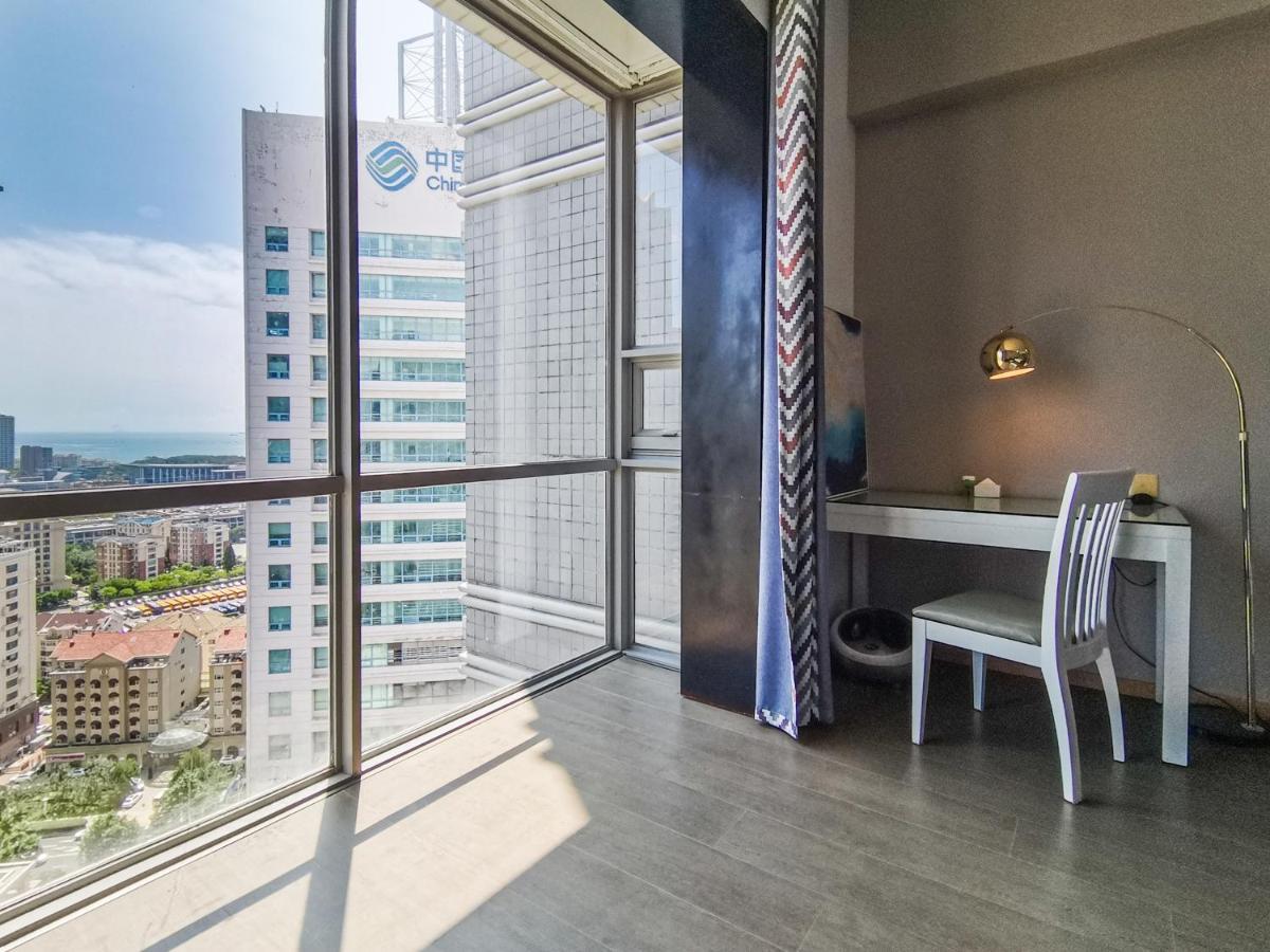 Qingdao Jinshan We+ Holiday Apartment Dış mekan fotoğraf